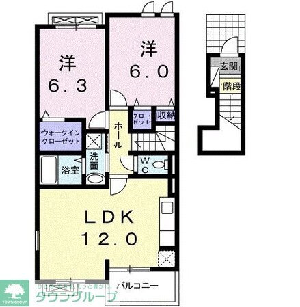 グラン・ソレイユIの物件間取画像